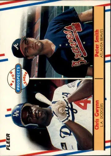 1988 Fleer #647 Chris Gwynn/Pete Smith NM-MT RC Rookie Prospects ID:18408 - Trading Cards