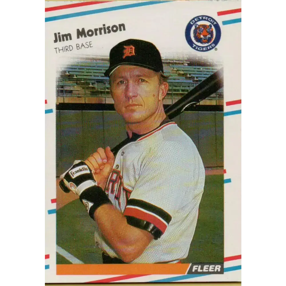1988 Fleer #65 Jim Morrison EX Excellent Detroit Tigers Baseball Card - Baseball Card Single