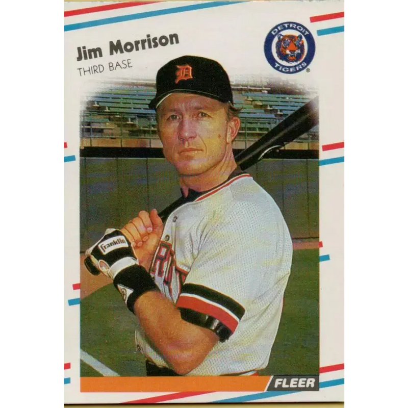 1988 Fleer #65 Jim Morrison EX Excellent Detroit Tigers Baseball Card - Baseball Card Single