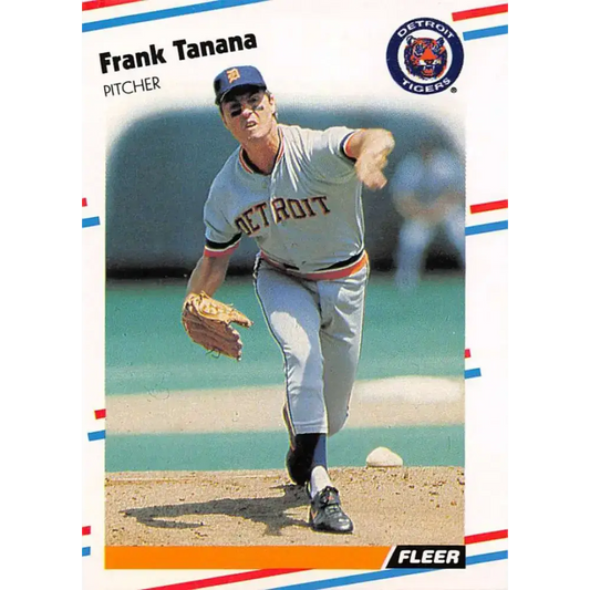 1988 Fleer #71 Frank Tanana EX Excellent Detroit Tigers Baseball Card