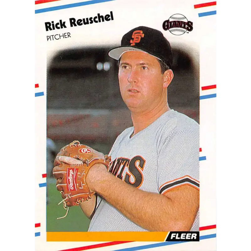 1988 Fleer #94 Rick Reuschel EX Excellent San Francisco Giants Baseball Card - Baseball Card Single