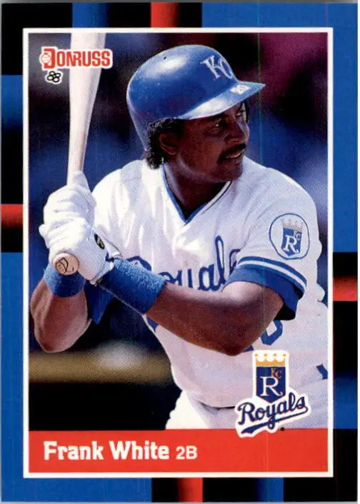 1988 Frank White Donruss Baseball Card #225 - Baseball Card Single