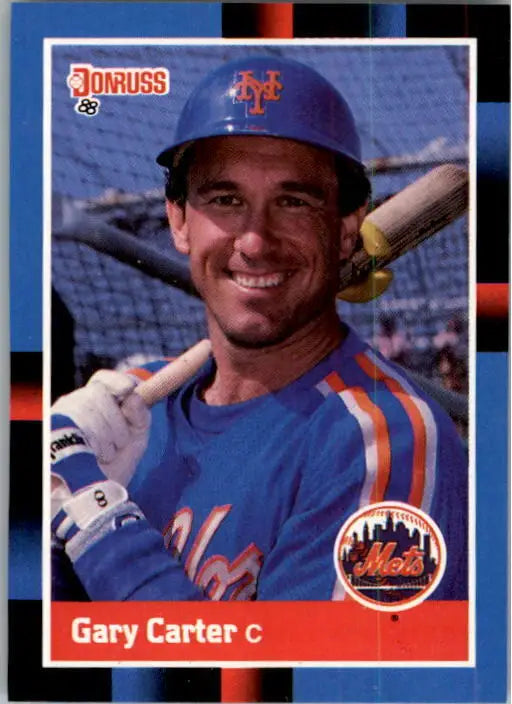 1988 Gary Carter Donruss Baseball Card #199 - Baseball Card Single