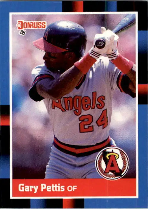1988 Gary Pettis Donruss Baseball Card #210 - Baseball Card Single