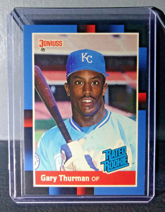 1988 Gary Thurman Donruss Rated Rookie #44 Baseball Card - Baseball Card Single