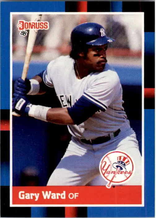 1988 Gary Ward Donruss Baseball Card #251 - Baseball Card Single