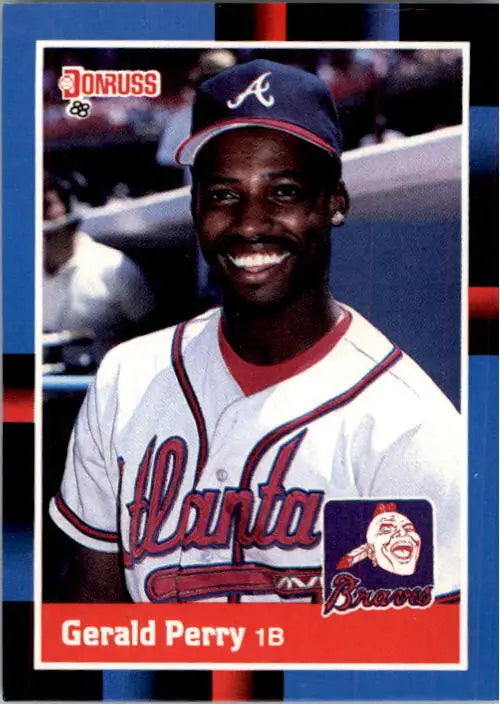 1988 Gerald Perry Donruss Baseball Card #437 - Baseball Card Single