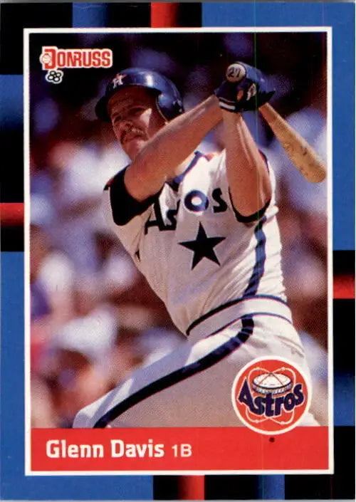 1988 Glenn Davis Donruss Baseball Card #184 - Baseball Card Single