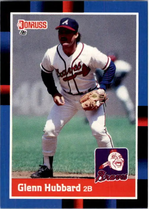 1988 Glenn Hubbard Donruss Baseball Card #314 - Baseball Card Single