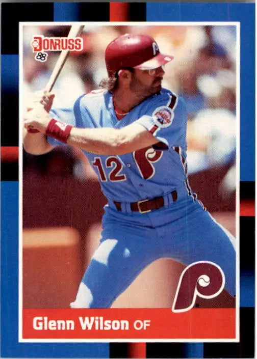 1988 Glenn Wilson Donruss Baseball Card #262 - Baseball Card Single