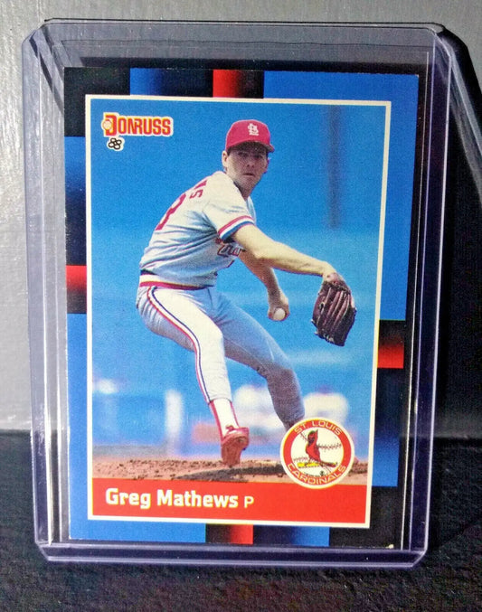 1988 Greg Mathews Donruss #84 Baseball Card - Baseball Card Single