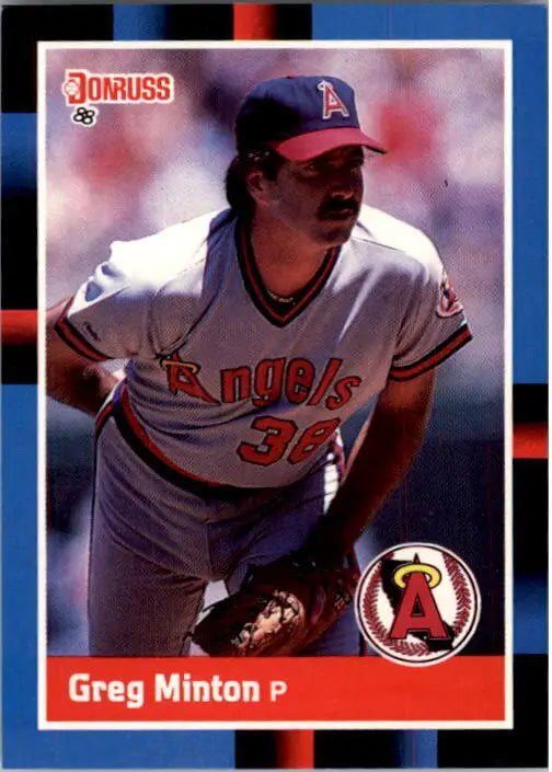 1988 Greg Minton Donruss Baseball Card #505 - Baseball Card Single