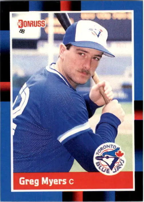 1988 Greg Myers Donruss Baseball Card #624 - Baseball Card Single