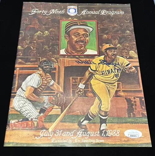 Signed 1988 Hall of Fame Annual Program autographed by Willie Stargell Auto JSA