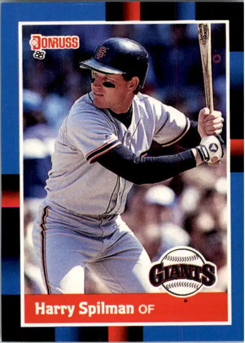 1988 Harry Spilman Donruss Baseball Card #607 - Baseball Card Single