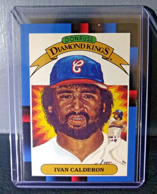 1988 Ivan Calderon Donruss Diamond Kings #25 Baseball Card - Baseball Card Single
