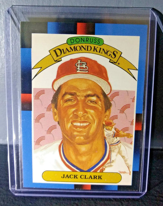 1988 Jack Clark Donruss Diamond Kings #15 Baseball Card - Baseball Card Single