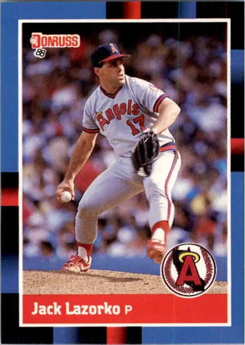 1988 Jack Lazorko Donruss Baseball Card #160 - Baseball Card Single