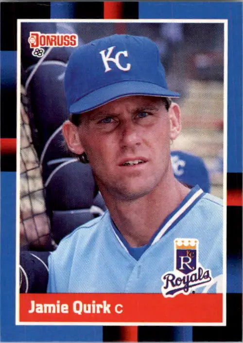 1988 Jamie Quirk Donruss Baseball Card #404 - Baseball Card Single