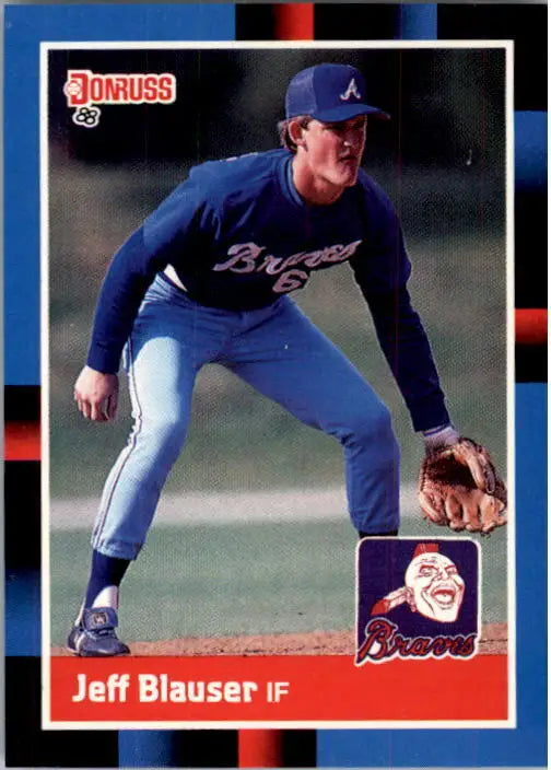 1988 Jeff Blauser Donruss Baseball Card #513 - Baseball Card Single