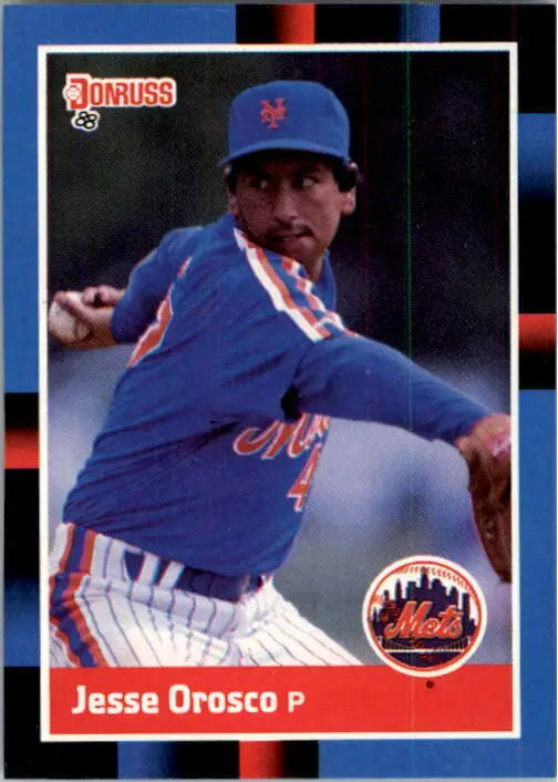 1988 Jesse Orosco Donruss Baseball Card #192 - Baseball Card Single