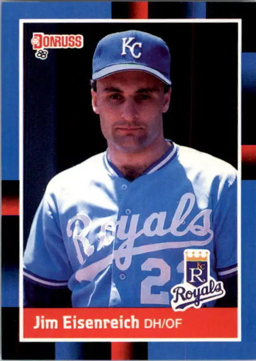 1988 Jim Eisenreich Donruss Baseball Card #343 - Baseball Card Single