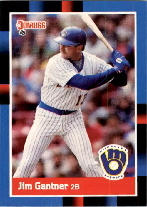 1988 Jim Gantner Donruss Baseball Card #214 - Baseball Card Single