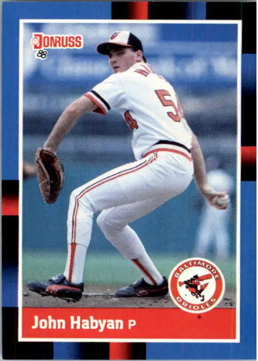1988 John Habyan Donruss Baseball Card #354 - Baseball Card Single