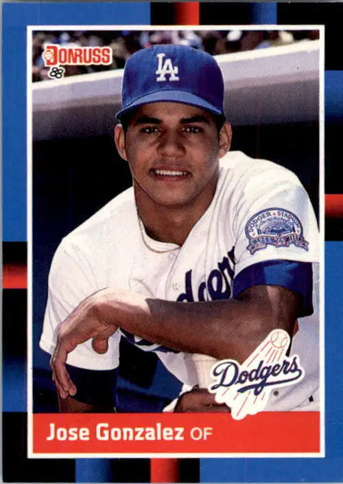 1988 Jose Gonzalez Donruss Baseball Card #341 - Baseball Card Single