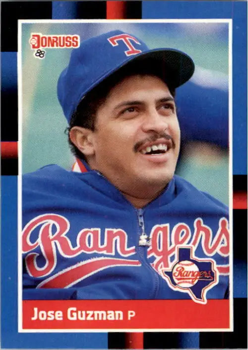 1988 Jose Guzman Donruss Baseball Card #136 - Baseball Card Single