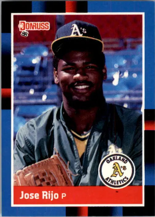 1988 Jose Rijo Donruss Baseball Card #548 - Baseball Card Single