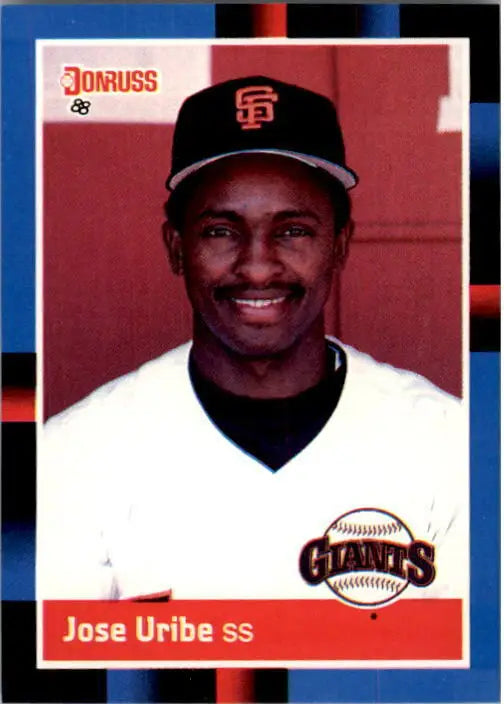 1988 Jose Uribe Donruss Baseball Card #559 - Baseball Card Single