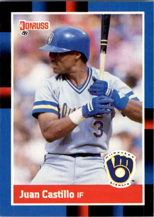1988 Juan Castillo Donruss Baseball Card #363 - Baseball Card Single