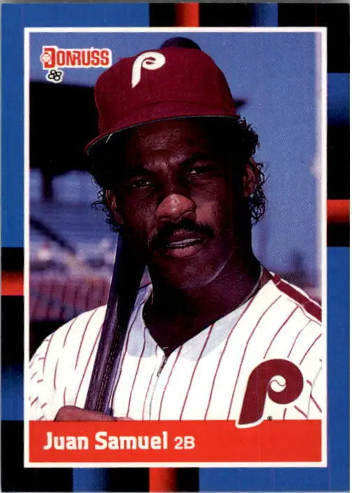 1988 Juan Samuel Donruss Baseball Card #288 - Baseball Card Single