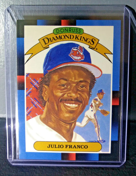 1988 Julio Franco Donruss Diamond Kings #10 Baseball Card - Baseball Card Single