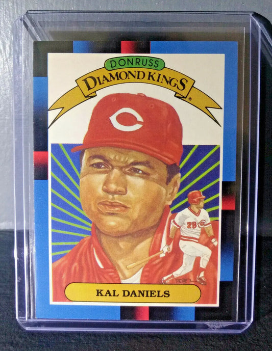 1988 Kal Daniels Donruss Diamond Kings #14 Baseball Card - Baseball Card Single