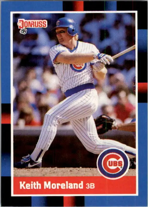1988 Keith Moreland Donruss Baseball Card #201 - Baseball Card Single