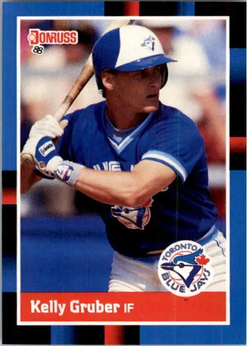 1988 Kelly Gruber Donruss Baseball Card #244 - Baseball Card Single