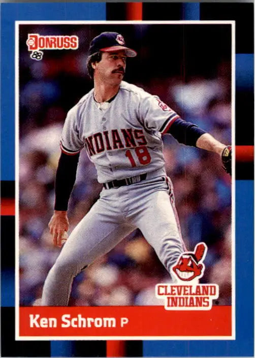 1988 Ken Schrom Donruss Baseball Card #501 - Baseball Card Single
