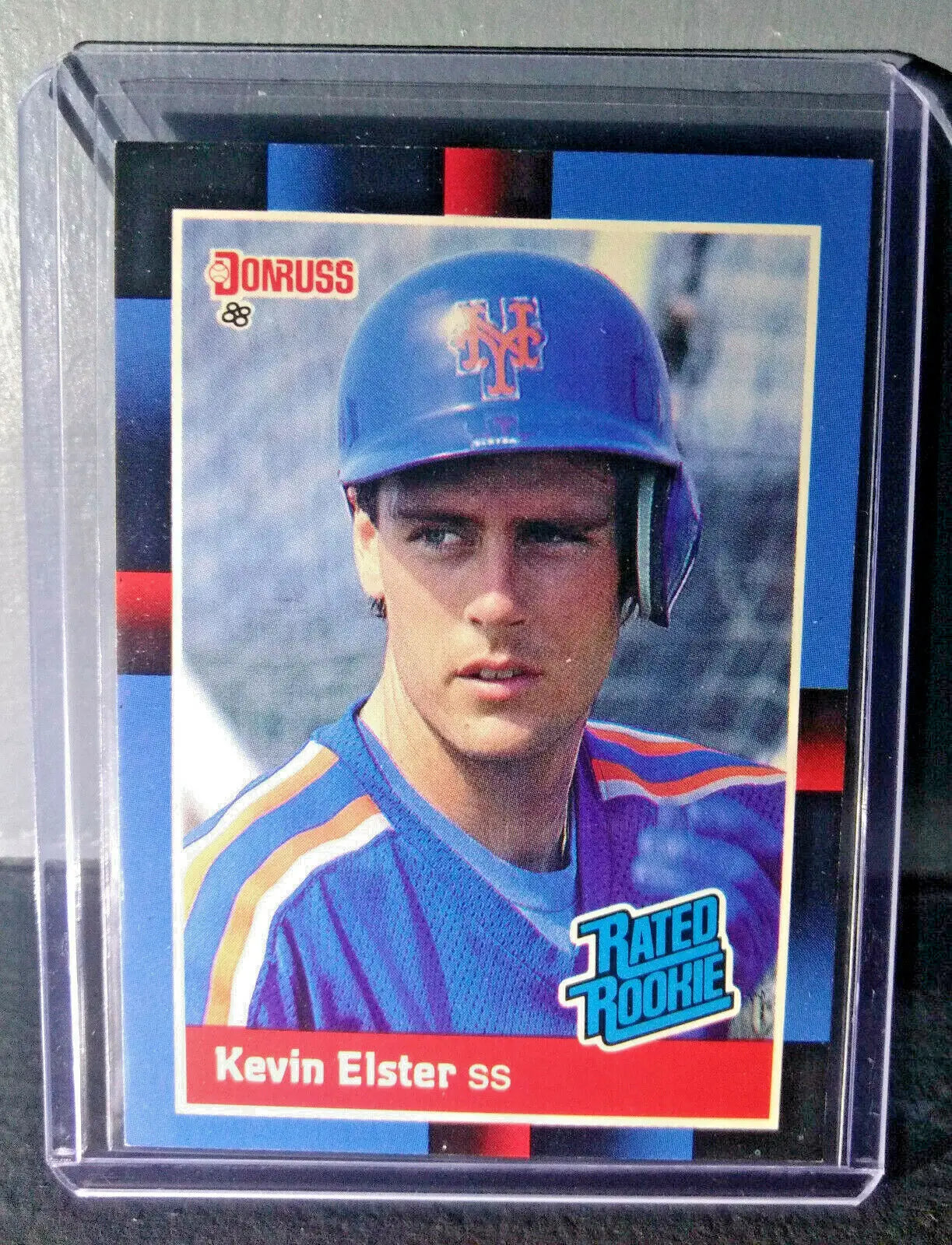 1988 Kevin Elster Donruss Rated Rookie #37 Baseball Card - Baseball Card Single