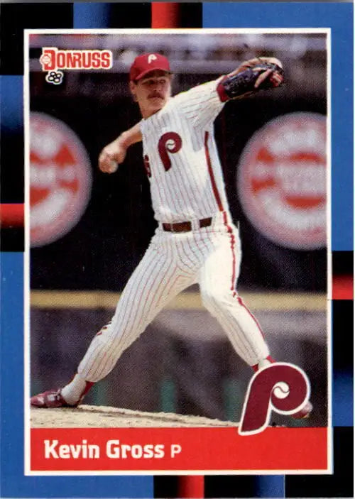 1988 Kevin Gross Donruss Baseball Card #113 - Baseball Card Single