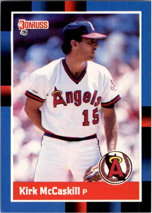 1988 Kirk McCaskill Donruss Baseball Card #381 - Baseball Card Single
