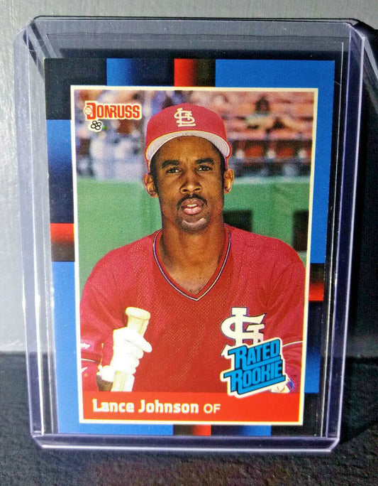1988 Lance Johnson Donruss Rated Rookie #31 Baseball Card - Baseball Card Single