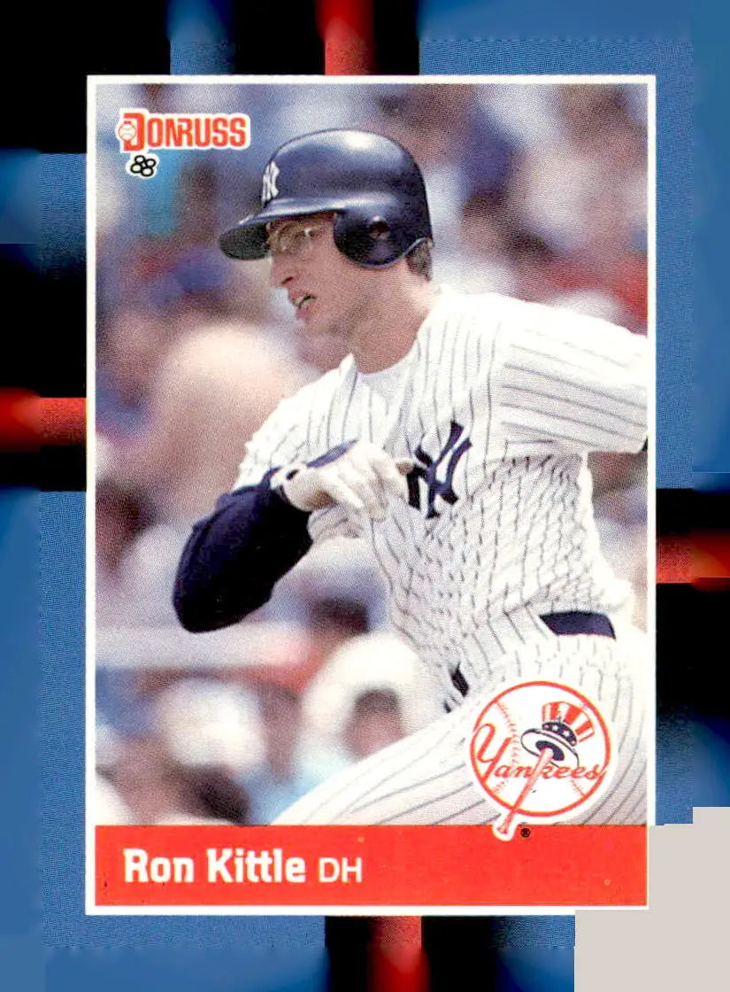 1988 Donruss Ron Kittle baseball card from 1988 Leaf #251 featuring Ron Kittle