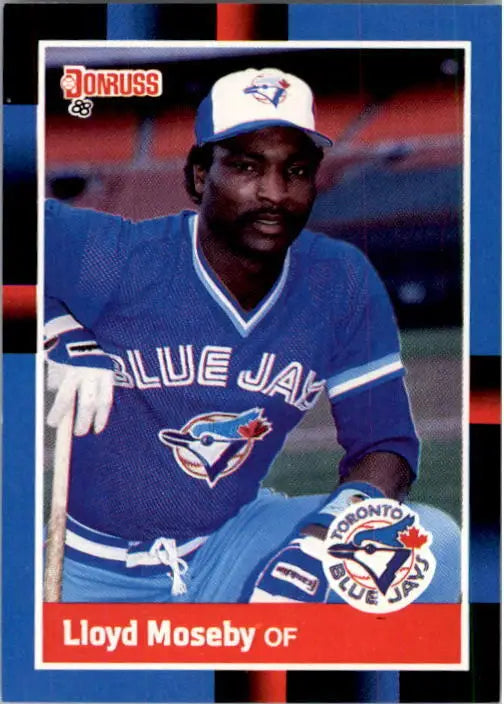 1988 Lloyd Moseby Donruss Baseball Card #367 - Baseball Card Single