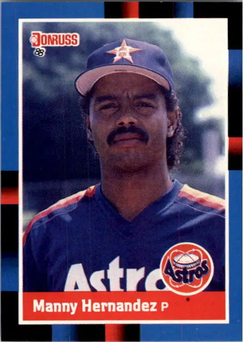 1988 Manny Hernandez Donruss Baseball Card #481 - Baseball Card Single