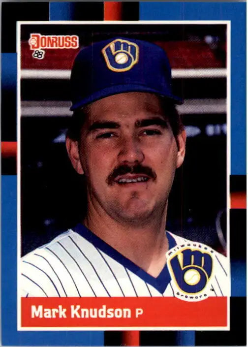 1988 Mark Knudson Donruss Baseball Card #495 - Baseball Card Single