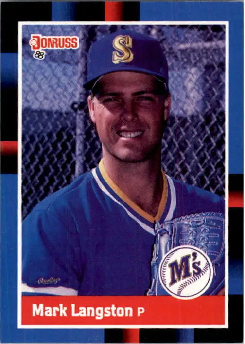 1988 Mark Langston Donruss Baseball Card #317 - Baseball Card Single