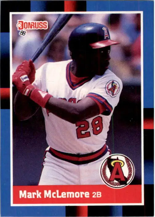 1988 Mark McLemore Donruss Baseball Card #181 - Baseball Card Single