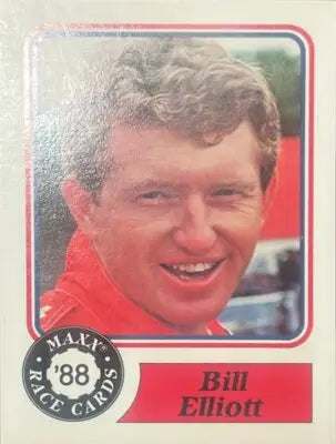 1988 Maxx Bill Elliott racing card collectible, perfect for trading cards fans